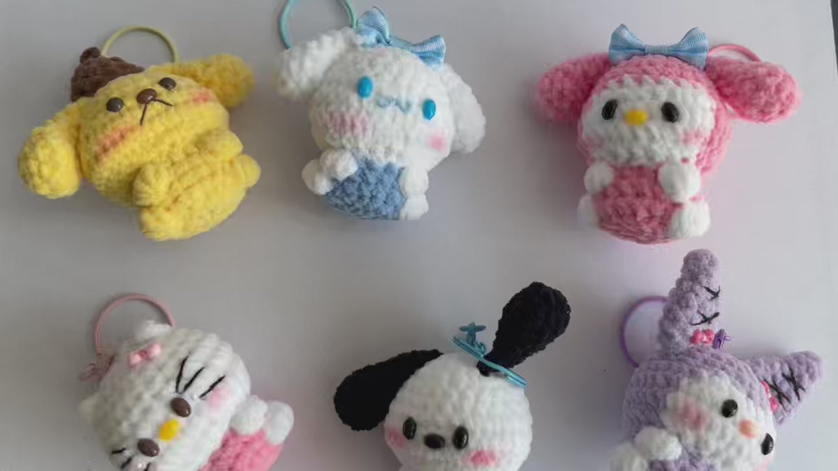 Sanrio Characters Crochet Keychains