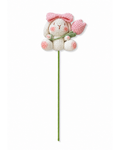 Tulip Bunny Crochet Flower Stem