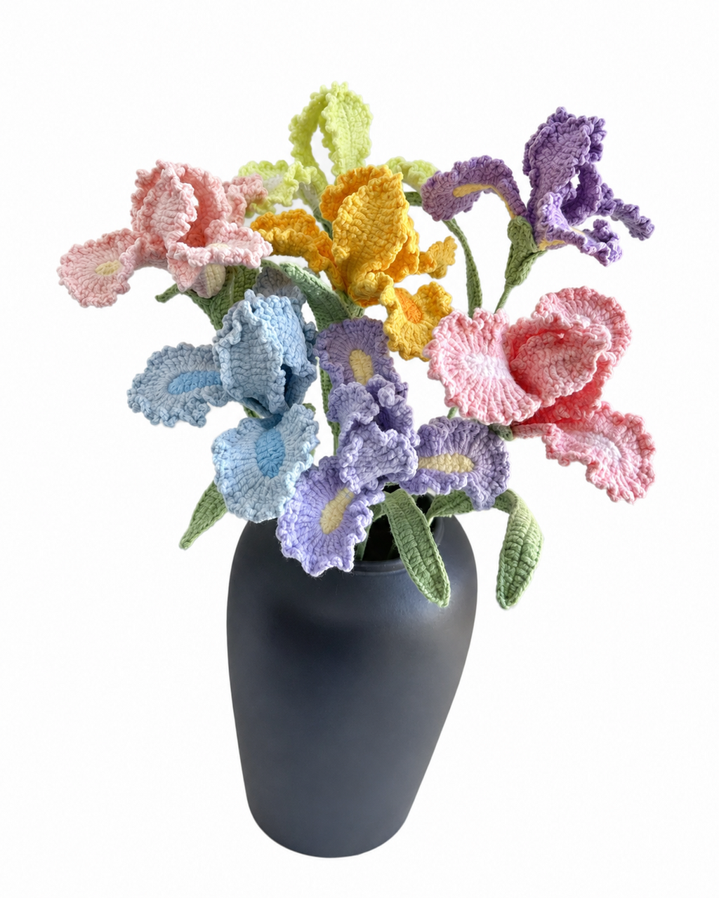 New Iris Crochet Flower Stem