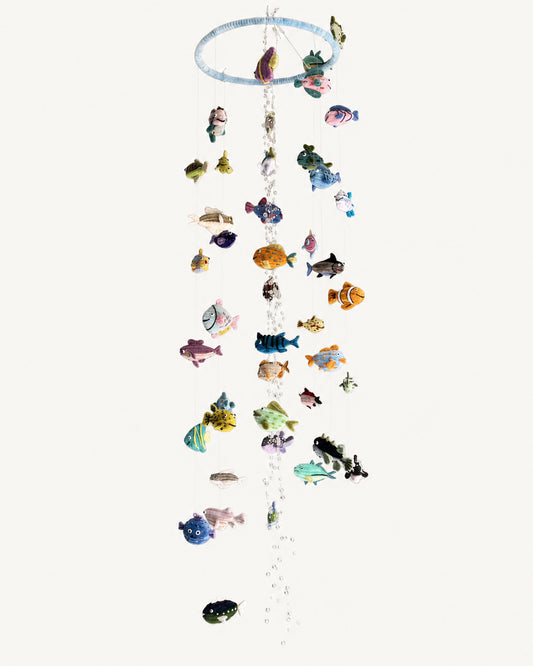 Pipe Cleaner DIY Fish Wind Chime Craft Kit/ Finished Product