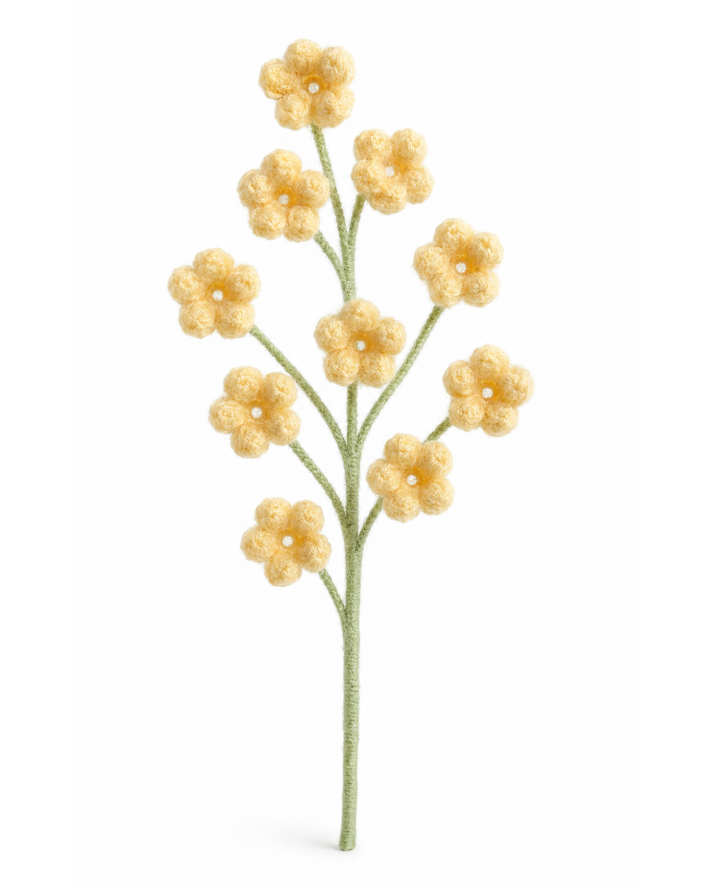 Baby Breath Crochet Flower Stem