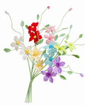 Clematis Crochet Flower Stem