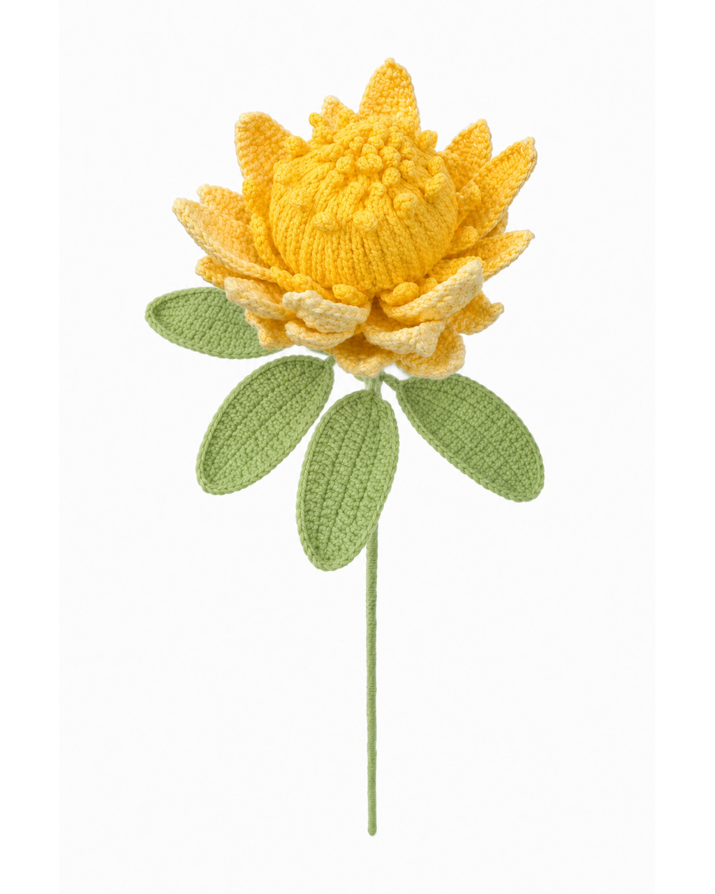 Protea Crochet Flower Stem