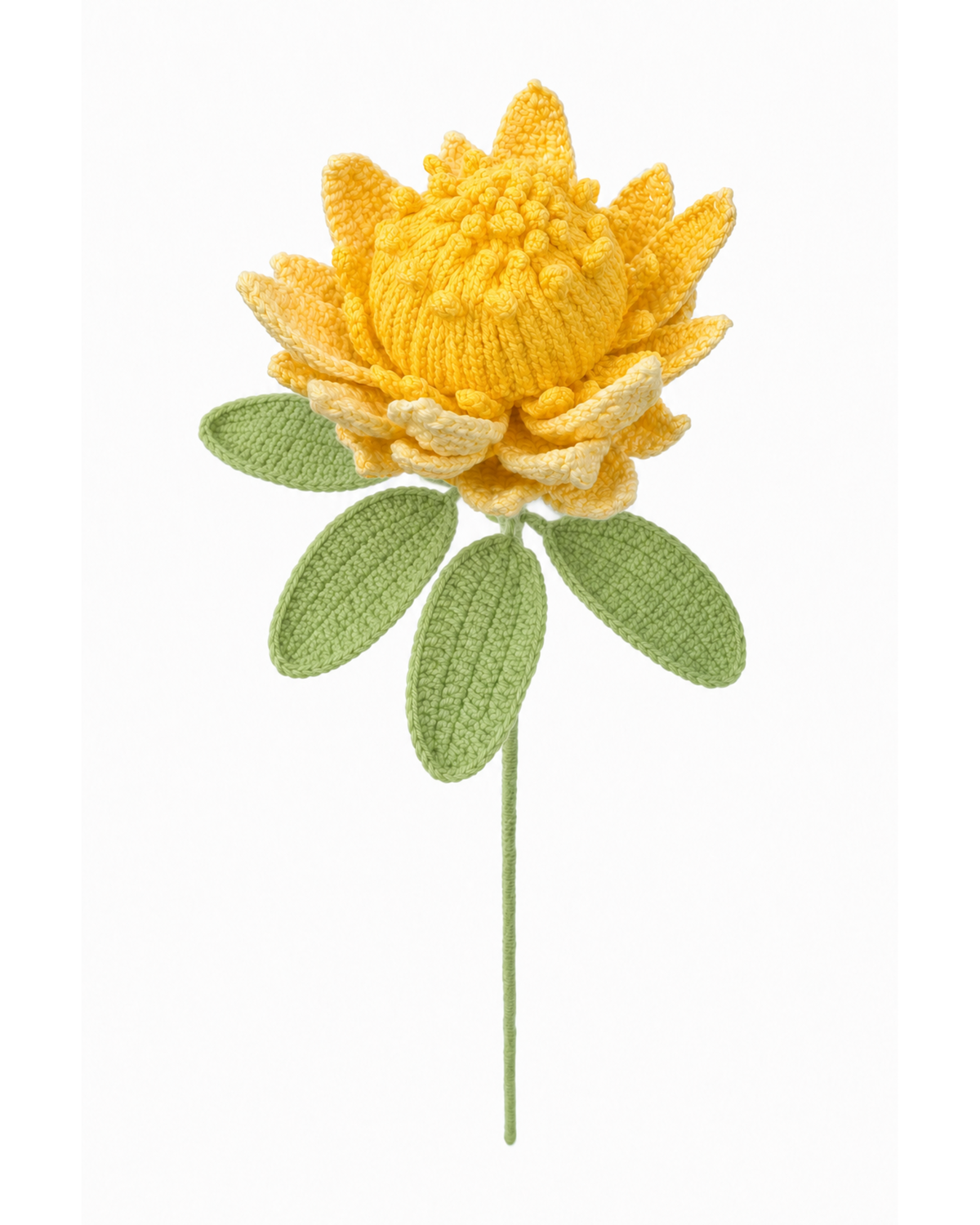 Protea Crochet Flower Stem